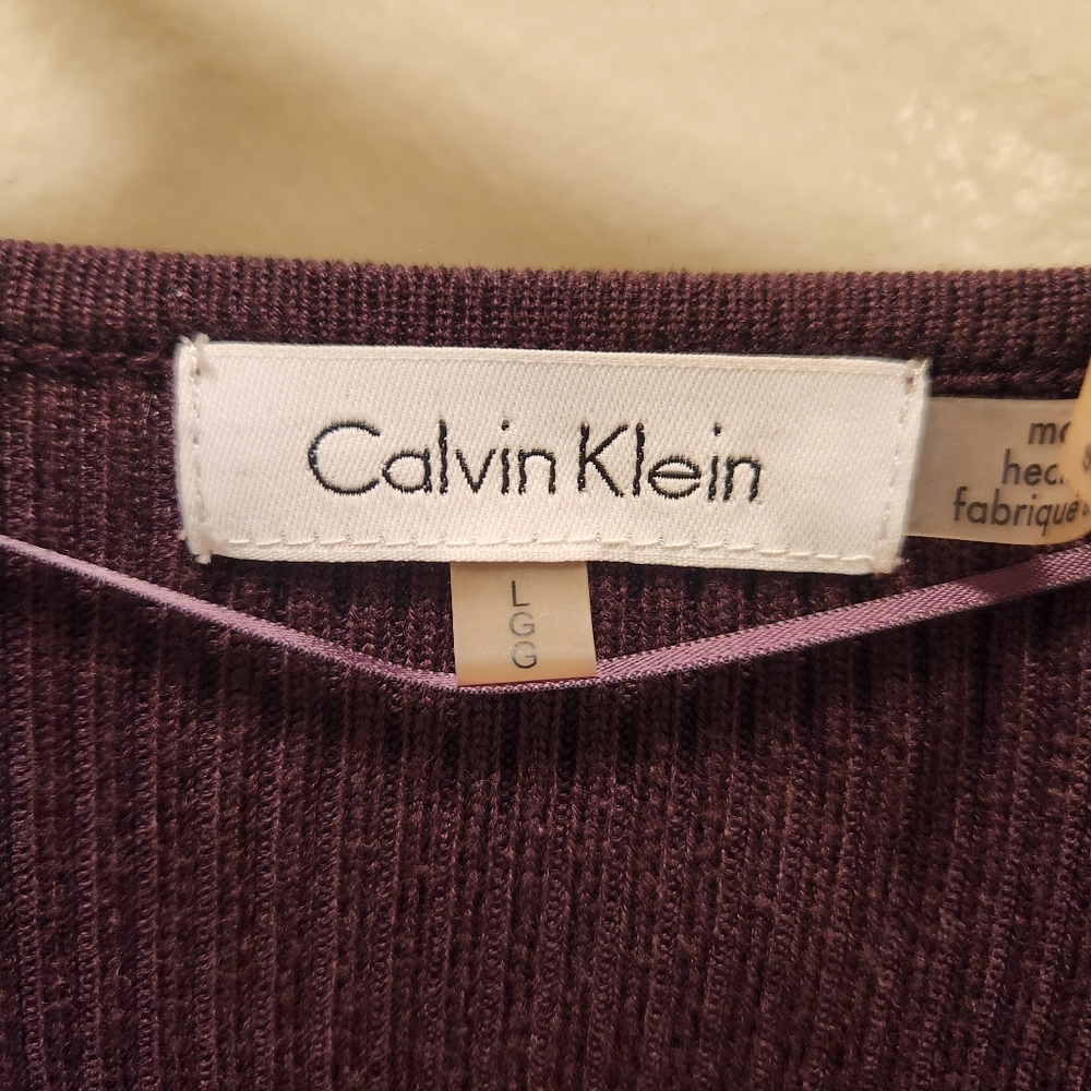 Calvin Klein Ribbed Cardigan - Picture 2 of 5